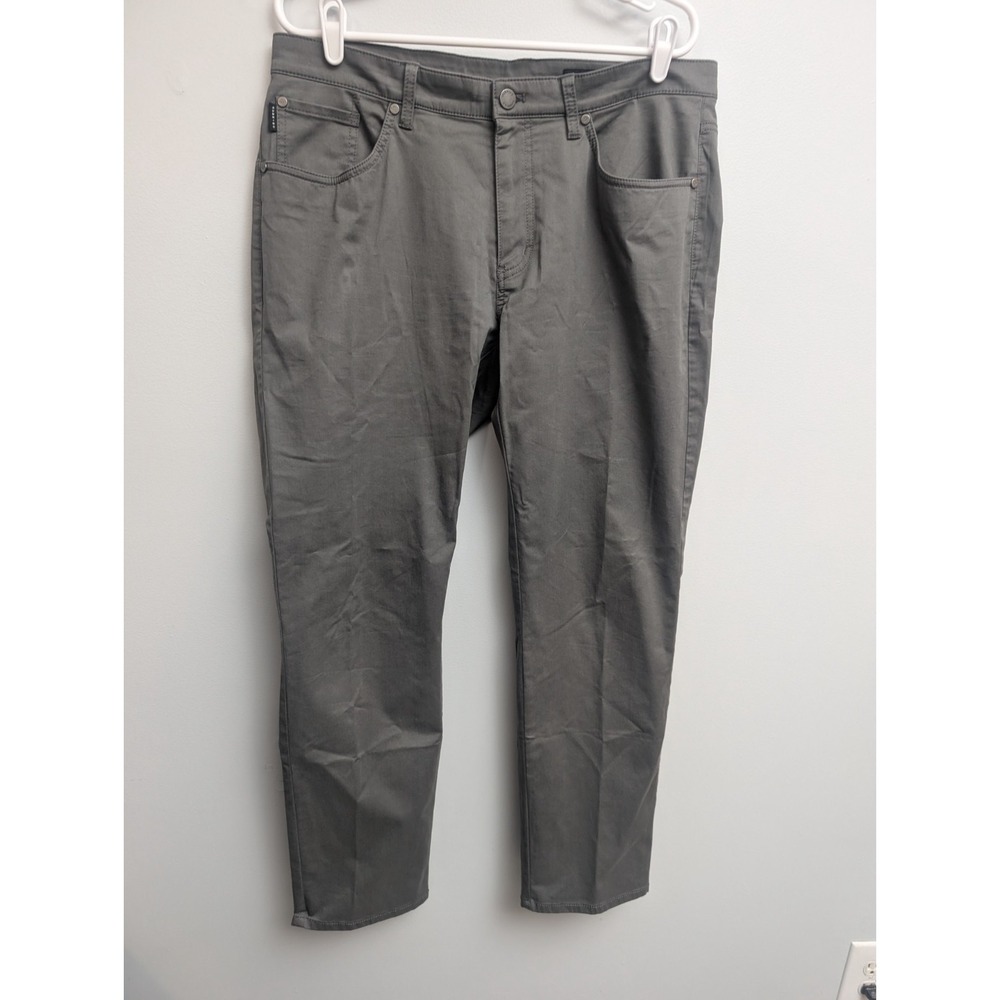 C2 Dunning Pants Men 34x30 Gray Straight‎ Fit Golf Outdoors Golf